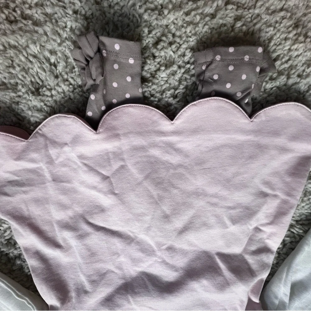 JILLIANS CLOSET GIRLS 2 PIECE PANTS/TOP SET SO SWEET SIZE 0-3 MONTHS NWT